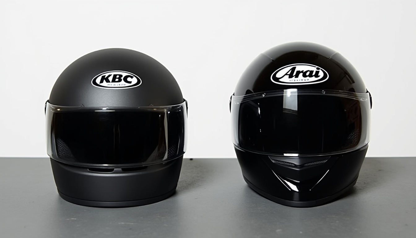 découvrez le face-à-face captivant entre kbc et arai, deux géants des casques haut de gamme. analysez les caractéristiques, le confort et la sécurité de ces incontournables pour motocyclistes, et trouvez le casque idéal qui allie style et performance.