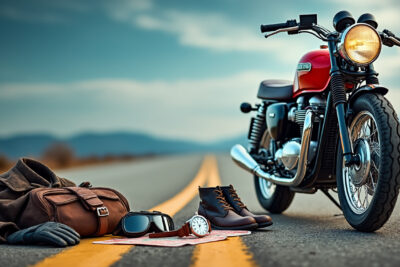 découvrez les indispensables à emporter pour votre premier road trip en moto a2. des conseils pratiques et une liste d'équipements essentiels pour garantir un voyage inoubliable et en toute sécurité.