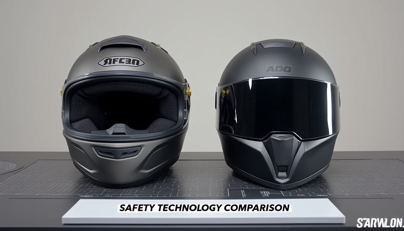 découvrez notre comparatif détaillé entre les casques shoei et agv, deux géants de la sécurité routière. analysez les innovations technologiques, les systèmes de protection et les caractéristiques des matériaux utilisés pour faire le meilleur choix pour votre sécurité sur la route.