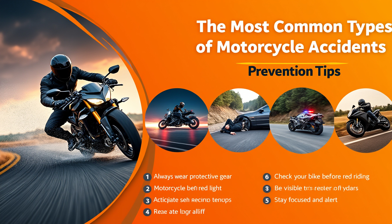 découvrez les 5 types d'accidents de moto les plus fréquents et apprenez des conseils pratiques pour les éviter. protégez-vous et améliorez votre sécurité sur la route avec nos recommandations essentielles.