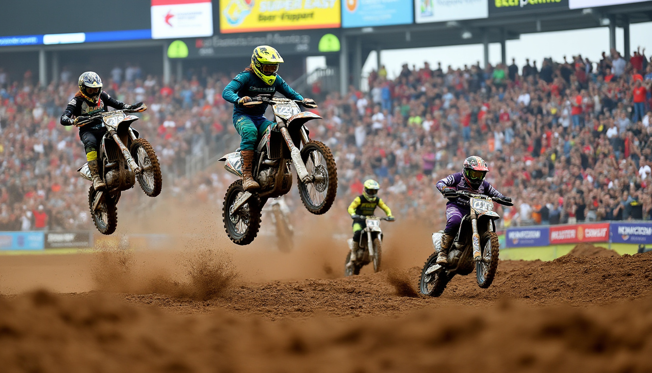 revivez l'incroyable moment où deegan remporte son titre à denver lors du sx us 250. une performance spectaculaire pleine d'émotions qui couronne une saison exceptionnelle pour le pilote. découvrez tous les détails de cette course mémorable.