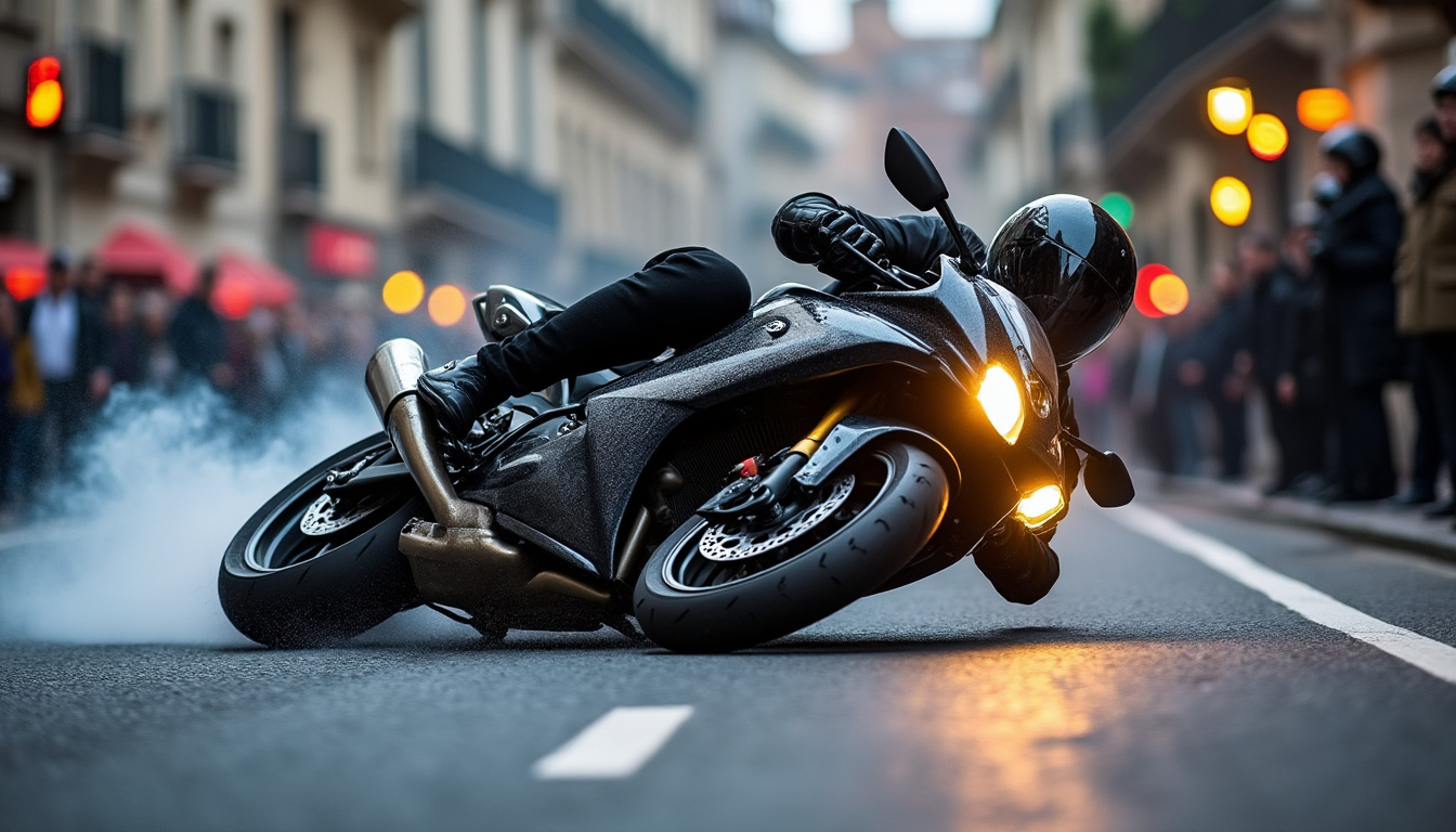 un jeune homme est dans un état critique après un rodéo moto qui a mal tourné à lyon. découvrez les détails de cet accident dramatique et les conséquences de comportements imprudents sur la voie publique.