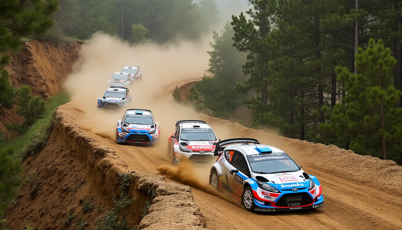 découvrez les temps forts du wrc au portugal où ott tänak maintient sa position de leader face à sébastien ogier. suivez l'action palpitante et les performances des pilotes dans cette époustouflante manche du championnat du monde des rallyes.