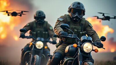 découvrez le guide pragmatique des soldats russes sur le front à moto, offrant des conseils pour naviguer efficacement face aux menaces posées par les drones. une approche inédite et des stratégies concrètes pour assurer la sécurité sur le champ de bataille.