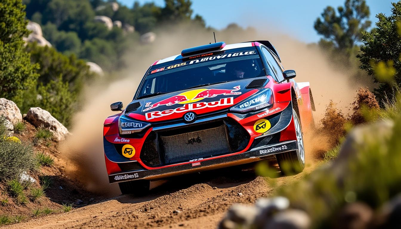 découvrez les faits marquants du rallye wrc en sardaigne où sébastien ogier s'empare de la tête de la course tandis que son concurrent fourmaux doit faire face à une crevaison dévastatrice. suivez cette compétition intense pleine de rebondissements !