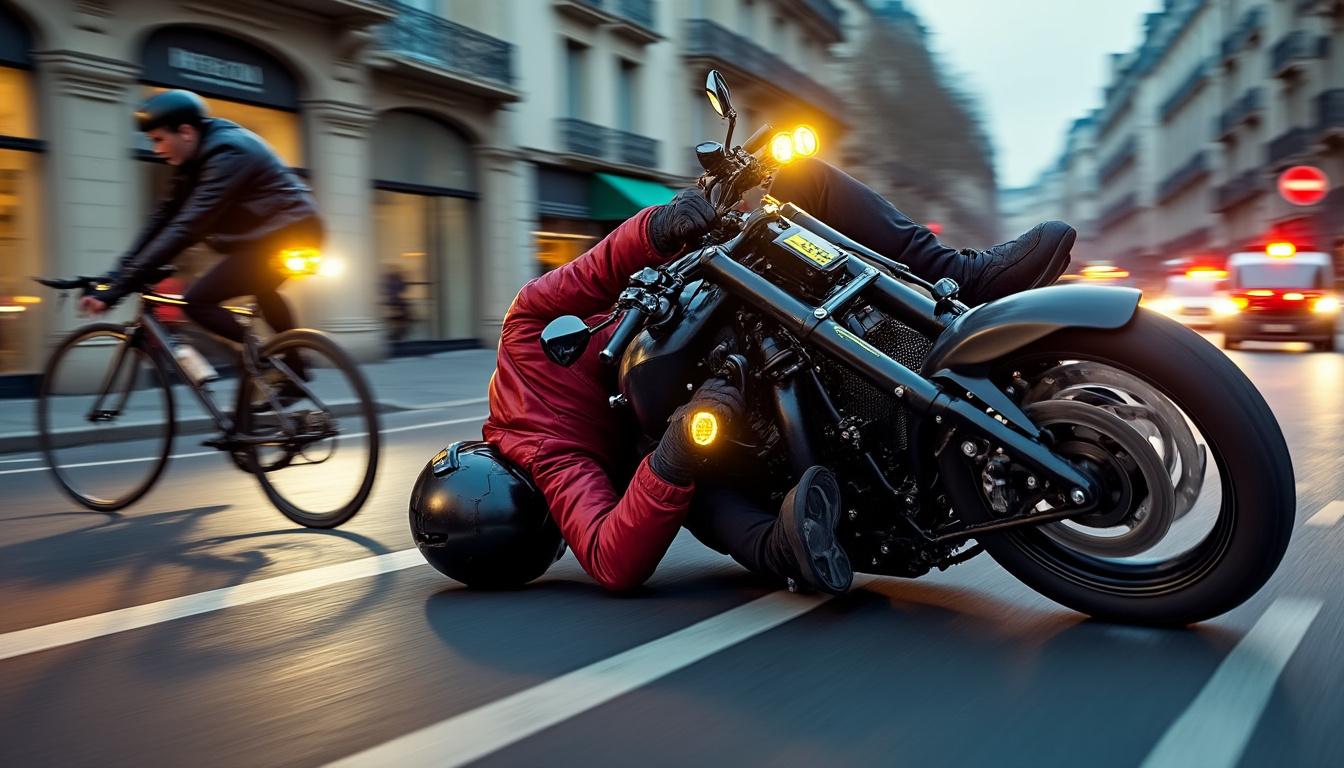 un tragique accident à paris a coûté la vie à un motard taxi, qui a perdu le contrôle de son véhicule en tentant d'éviter un cycliste. cette nouvelle souligne les dangers de la circulation urbaine et rappelle l'importance de la prudence sur les routes.
