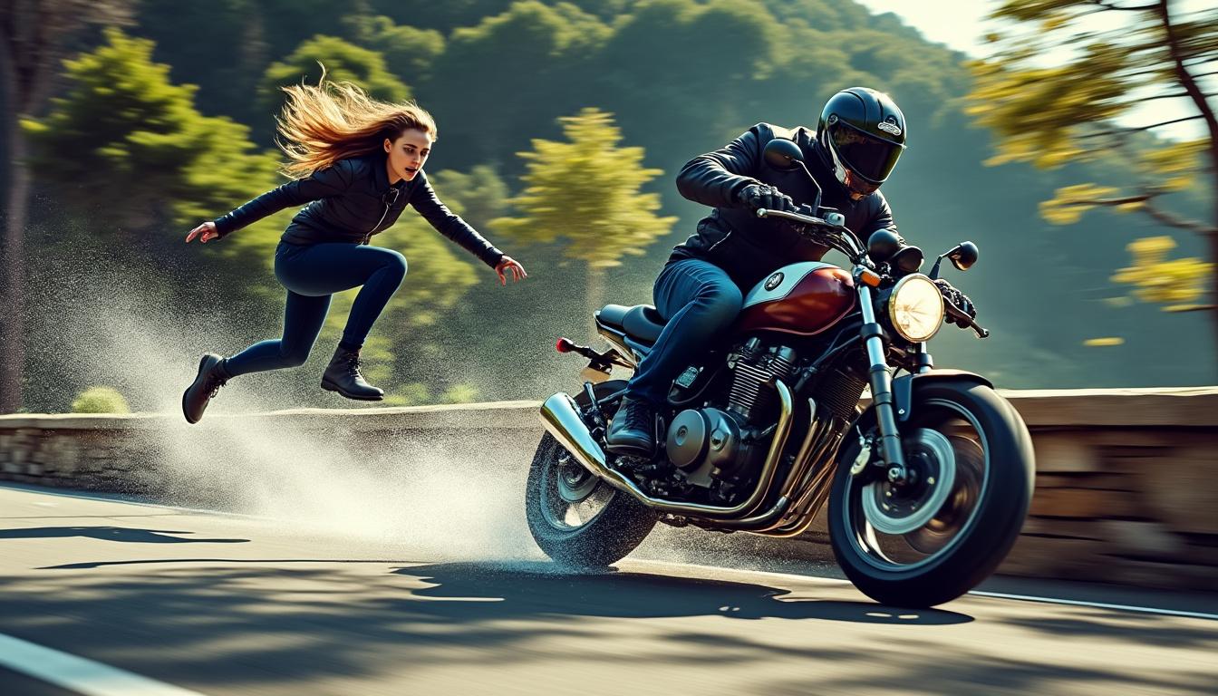 découvrez les détails dramatiques d'un accident de moto où la passagère a chuté dans un ruisseau après que le véhicule ait heurté un muret. un récit saisissant qui met en lumière les dangers de la route et la nécessité de la prudence.