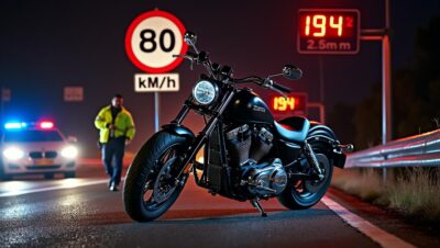 découvrez l'incroyable histoire d'un conducteur imprudent dont la moto a été saisie après avoir été intercepté à 194 km/h sur une route limitée à 80. un récit captivant qui soulève des questions sur la sécurité routière et les conséquences de la vitesse excessive.