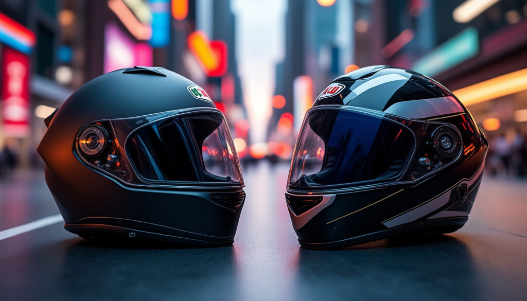 découvrez notre comparatif entre agv et nolan, deux géants des casques de moto. analysez leur sécurité, confort et performance pour choisir le casque qui vous protégera le mieux sur la route.