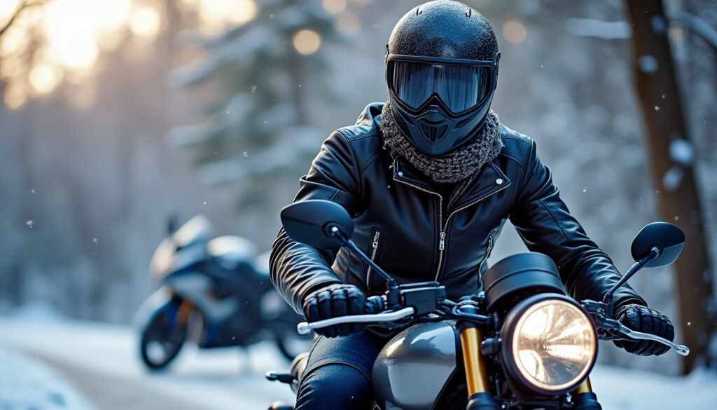 préparez-vous à affronter l'hiver avec style ! découvrez notre guide sur la mode essentielle pour les motards frileux, alliant confort, chaleur et sécurité. ne laissez pas le froid vous arrêter, équipez-vous des meilleures pièces et profitez de vos balades hivernales.